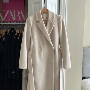 BEIGE HM MIDI COAT